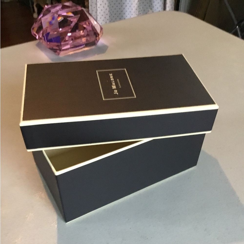JO MALONE EMPTY SMALL BOX BLACK CREAM INTERIOR ALL LIGHT YELLOW LIGHT CREAM - Picture 7 of 10